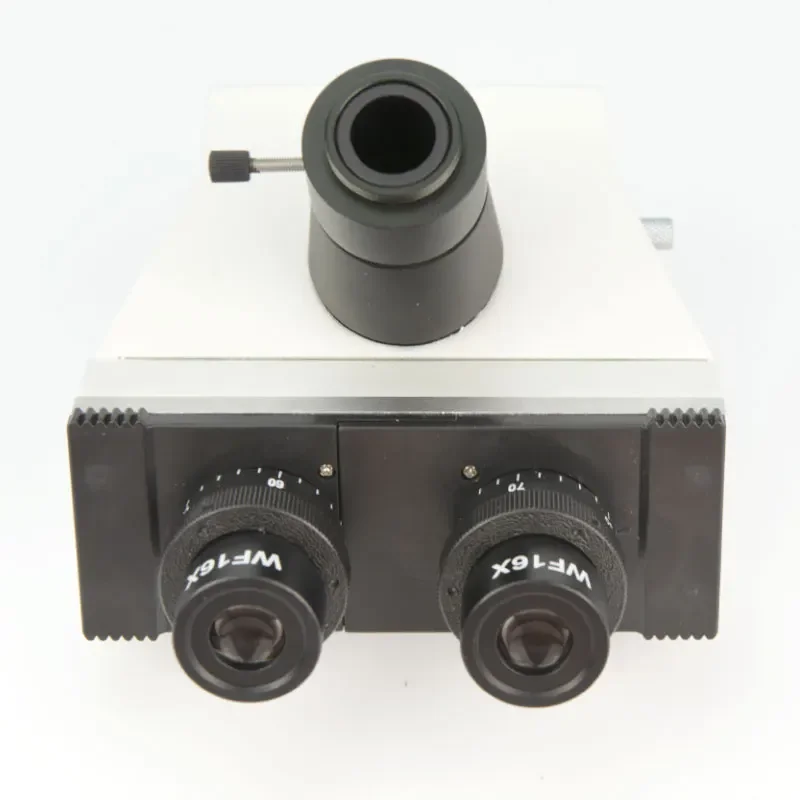Imagem -04 - Metal Microscópio Biológico Cabeça Monocular Binocular Trinocular Cabeça Microscópios de Ensino Wf10x Wf16x Ocular