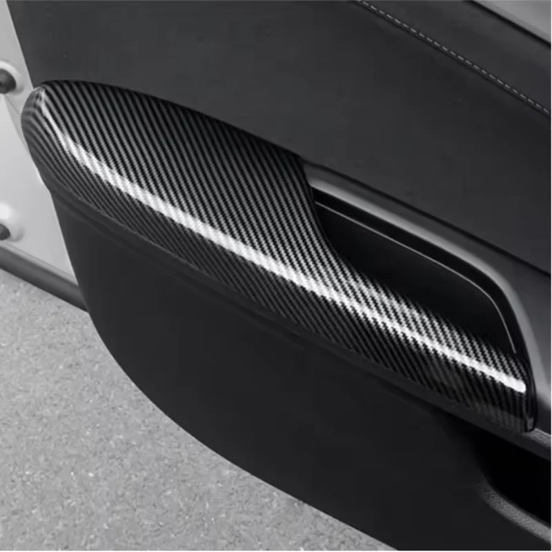 Fit For Honda 10th CIVIC 2016-2021 Door armrest protective cover decorative cover Carbon fiber pattern