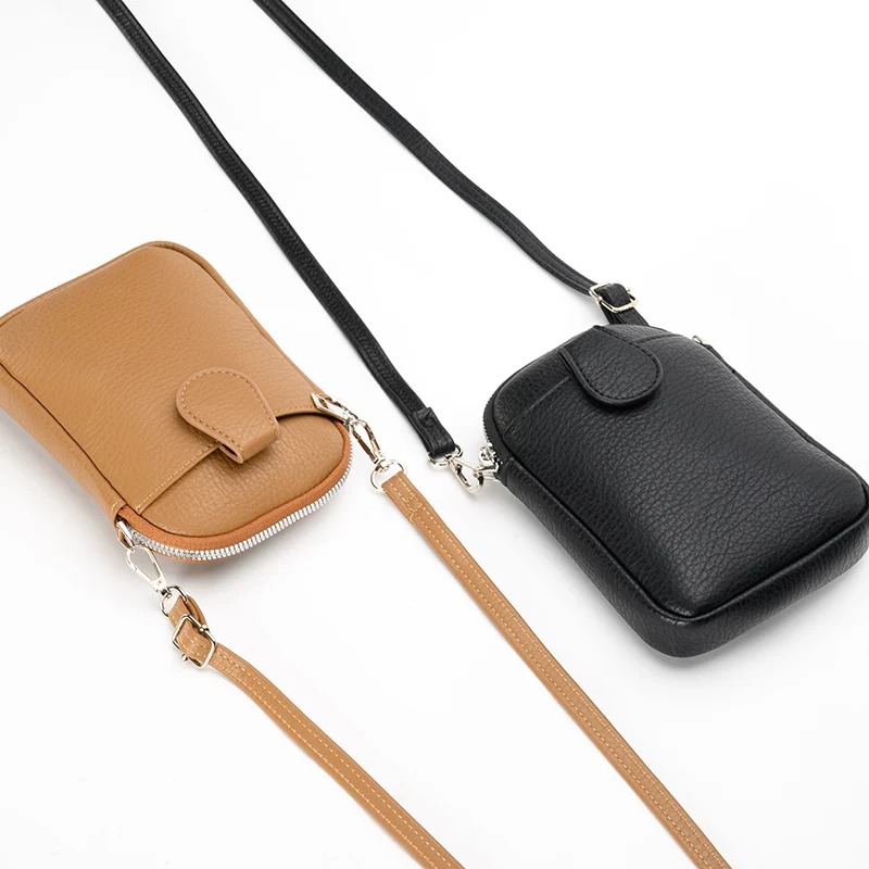 Cross-border Small Bag for Women 2024 New Fashion Versatile Mobile Phone Bag Exquisite Simple Shoulder Crossbody Bag Small Round