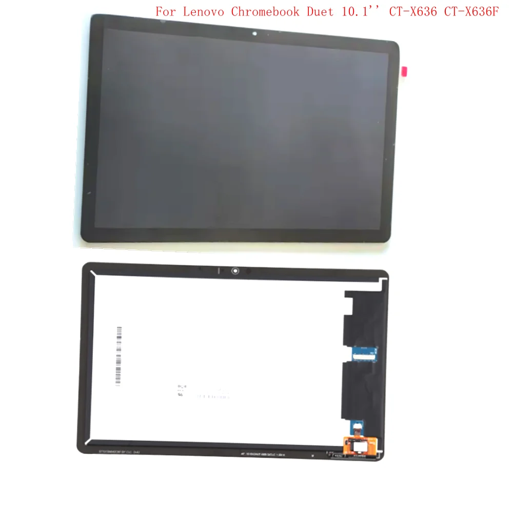 For Lenovo Chromebook Duet 10.1'' CT-X636 CT-X636F lcd screen digitizer touch glass full set display
