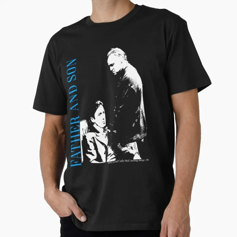 

Father And Son Retro Crime Movie The Godfather Gift t shirt 100% cotton O-Neck Short Sleeve Graphic clothes All size tee S-6XL