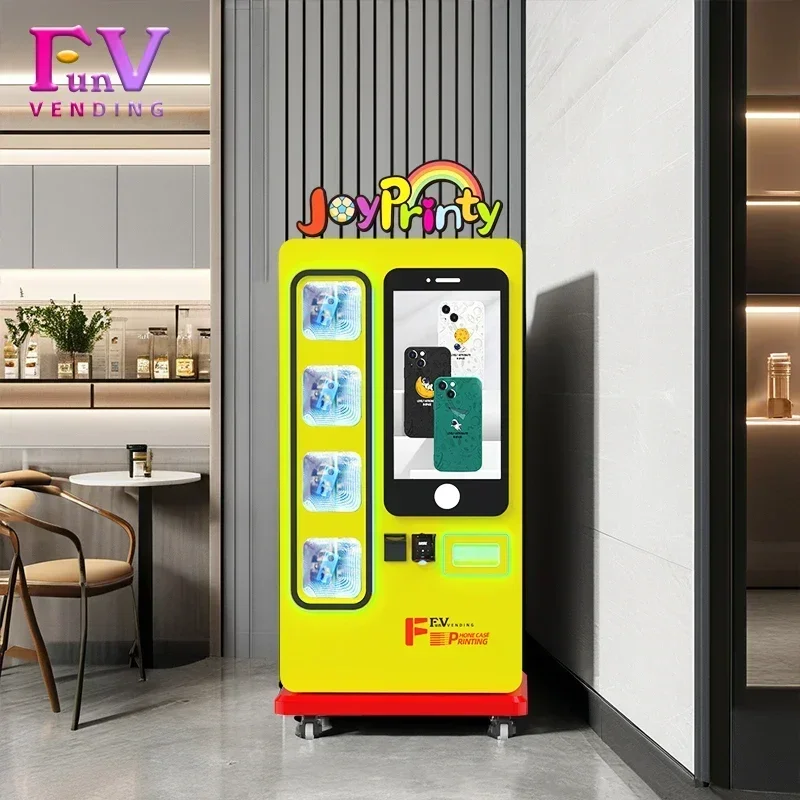 Phone case printer vending machine UV printing can print 3D effect pictures