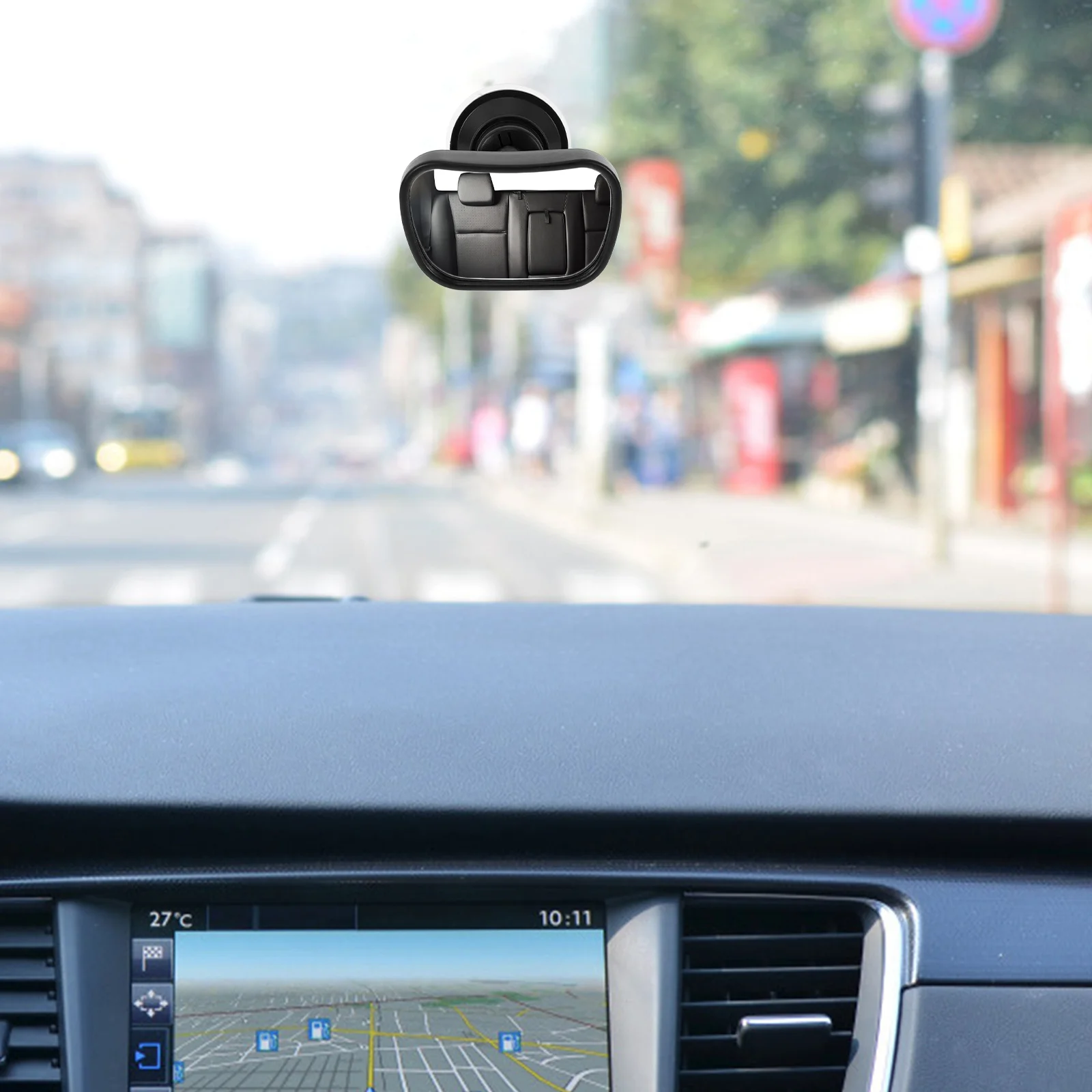 مرآة أمان خلفية قابلة للتعديل للسيارة، مشبك مراقبة المقعد الخلفي، مرآة المقعد الخلفي للسيارة للآباء