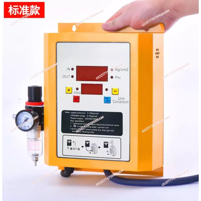

Fully Automatic Wall-Mounted Car Tire Shop Air Pump Tire Digital Display Air Filling Machine Air Filling Machine