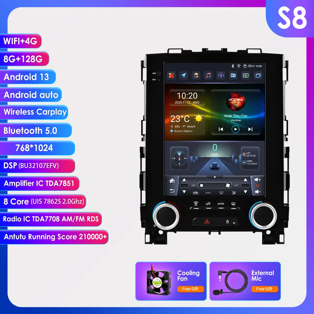 Auto Intelligente Multimedia voor Renault Megane 4 Koleos Samsung SM6 Talisman 2017-2019 Carplay 4G 9.7Inch WIFI 2Din Android 14 - afbeelding 1