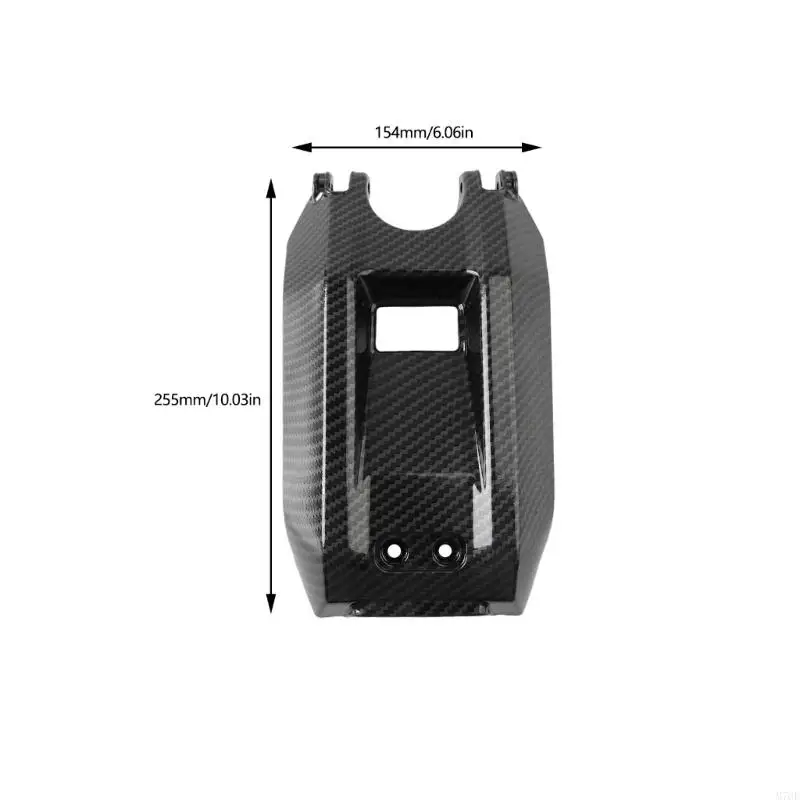 M76E Moderne Motorradabdeckung Carbon-Look für XS-Modelle – Detail 6