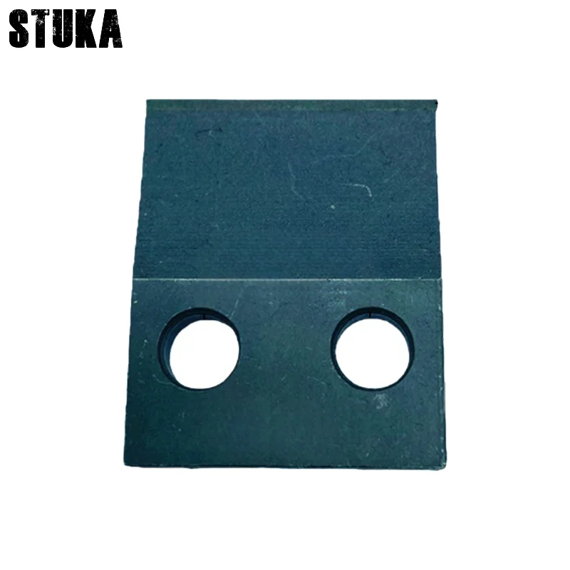 Thread rolling machine center plate gasket baffle base plate length and short support plate thread rolling machine center block