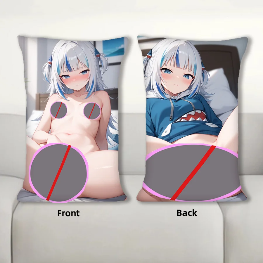 

Dakimakura аниме Gawr Gura диванная подушка наволочка для тела двухсторонняя постельное белье с принтом наволочка
