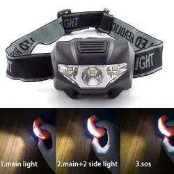 High power Mini AAA LED headlamp flashlight bright head light lamp torches hoofdlamp lampe headlight lantern for camping fishing