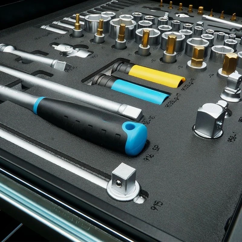 Tool Cart Set 7 Drawer Multifunctional Maintenance Cart Car Room Tool Cabinet Mobile