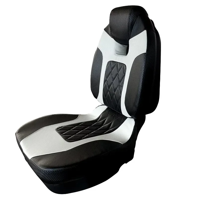 مقعد قارب قابل للطي فاخر باللون الرمادي عالي الجودة مخصص مقاوم للماء مقاعد خفافيش عائمة لليخوت القارب