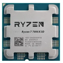 Ryzen 7 7800X3D R7 7800X3D 5.0 GHz 8-Core 16-Thread CPU Processor 5NM 96M 100-100000910 Socket AM5 New Tray Without Cooler