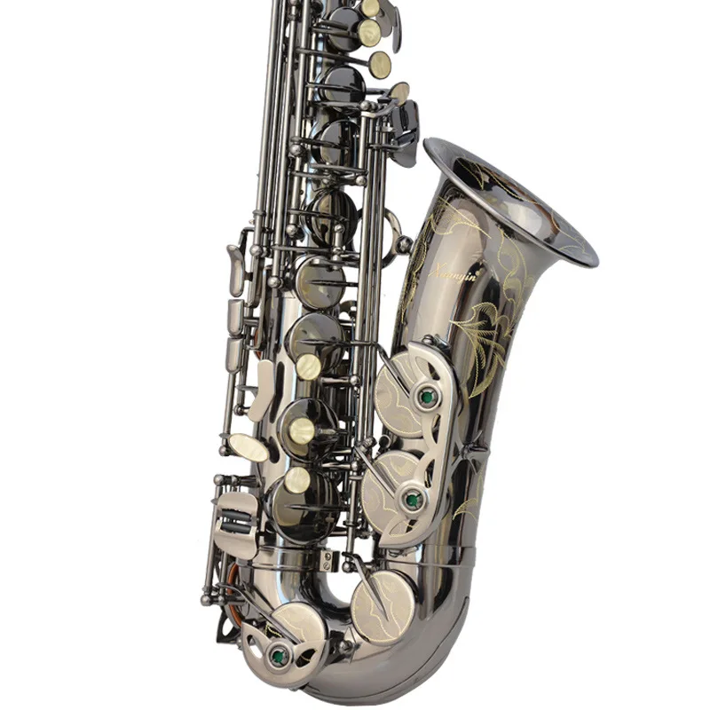 

Black Nickel Plated Brass Alto Instrument Accessories Professional Eb OEM China Sax Alto Saxophone