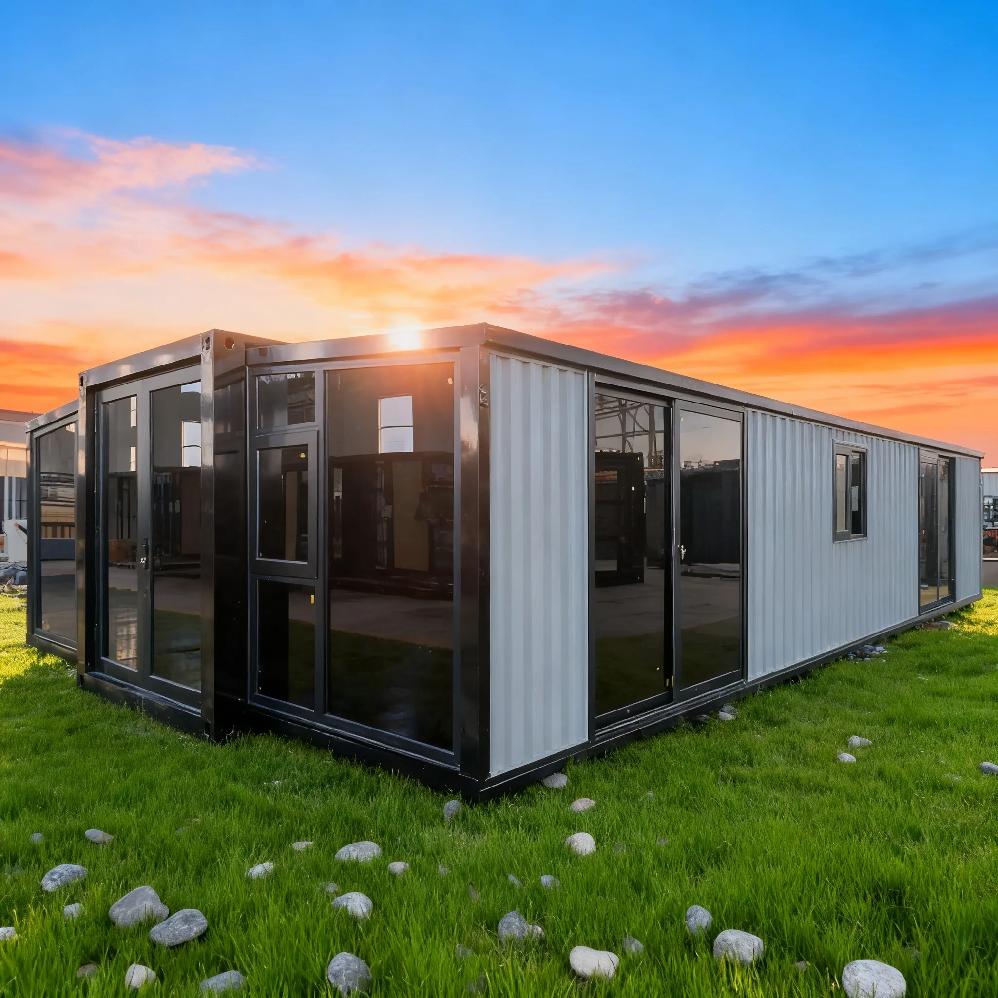 

Container House Tiny Home Folding House 20ft 40ft Custom 2/3/4 Bedrooms for Outdoor Office Warehouse Movable Home Luxury