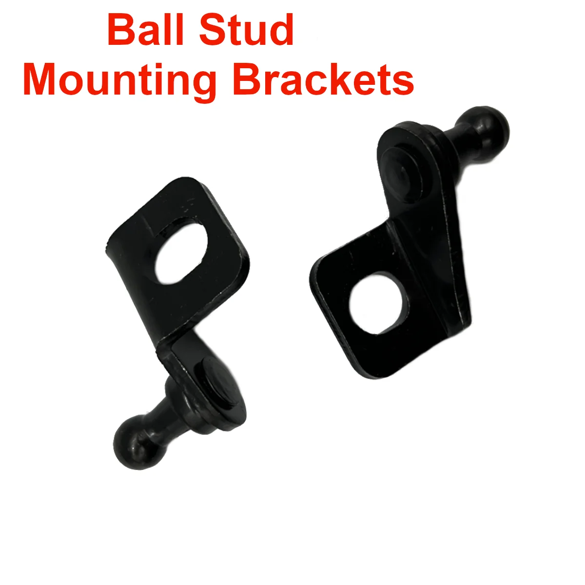 10mm 1 Pair Car Ball Stud Gas Shock Struts Mounting Brackets for Gas Spring Struts Lift Support Shock Universal