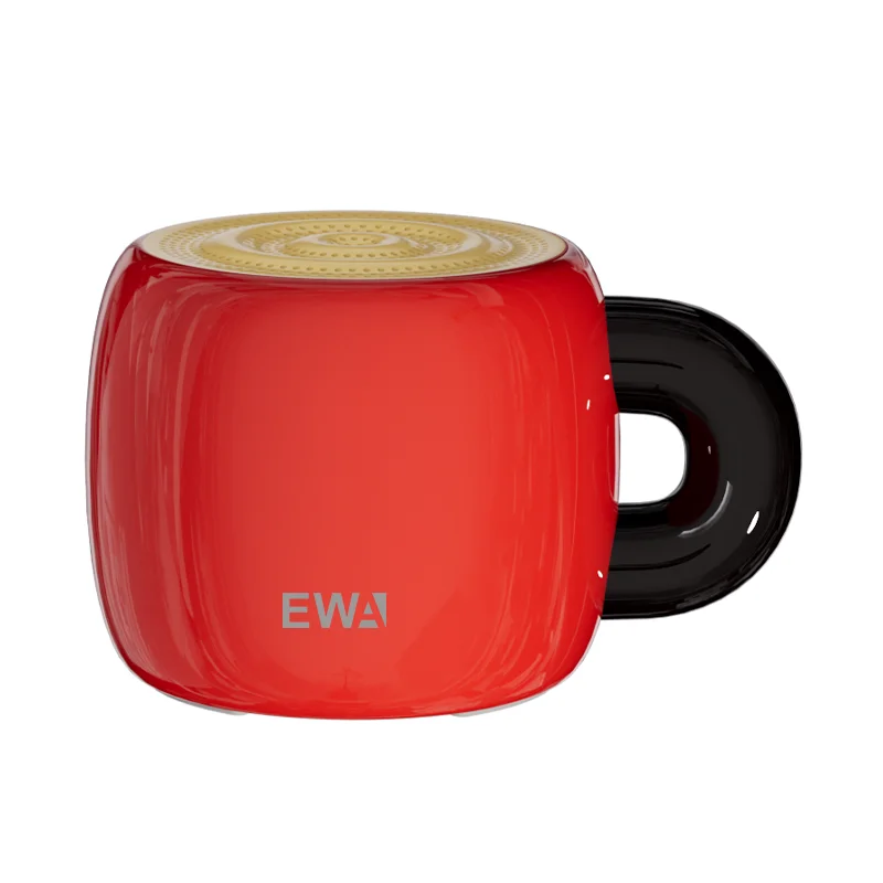 EWA A163 Mini altavoz Bluetooth con forma de copa creativa, altavoz inalámbrico de metal portátil impermeable IP67, adecuado para regalos