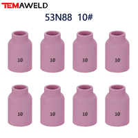 10Pcs Per Box 48mm 53N88 10# Alumina Nozzles For TIG WP9 20 WP17 18 26 Welding Torch Ceramic Accessories