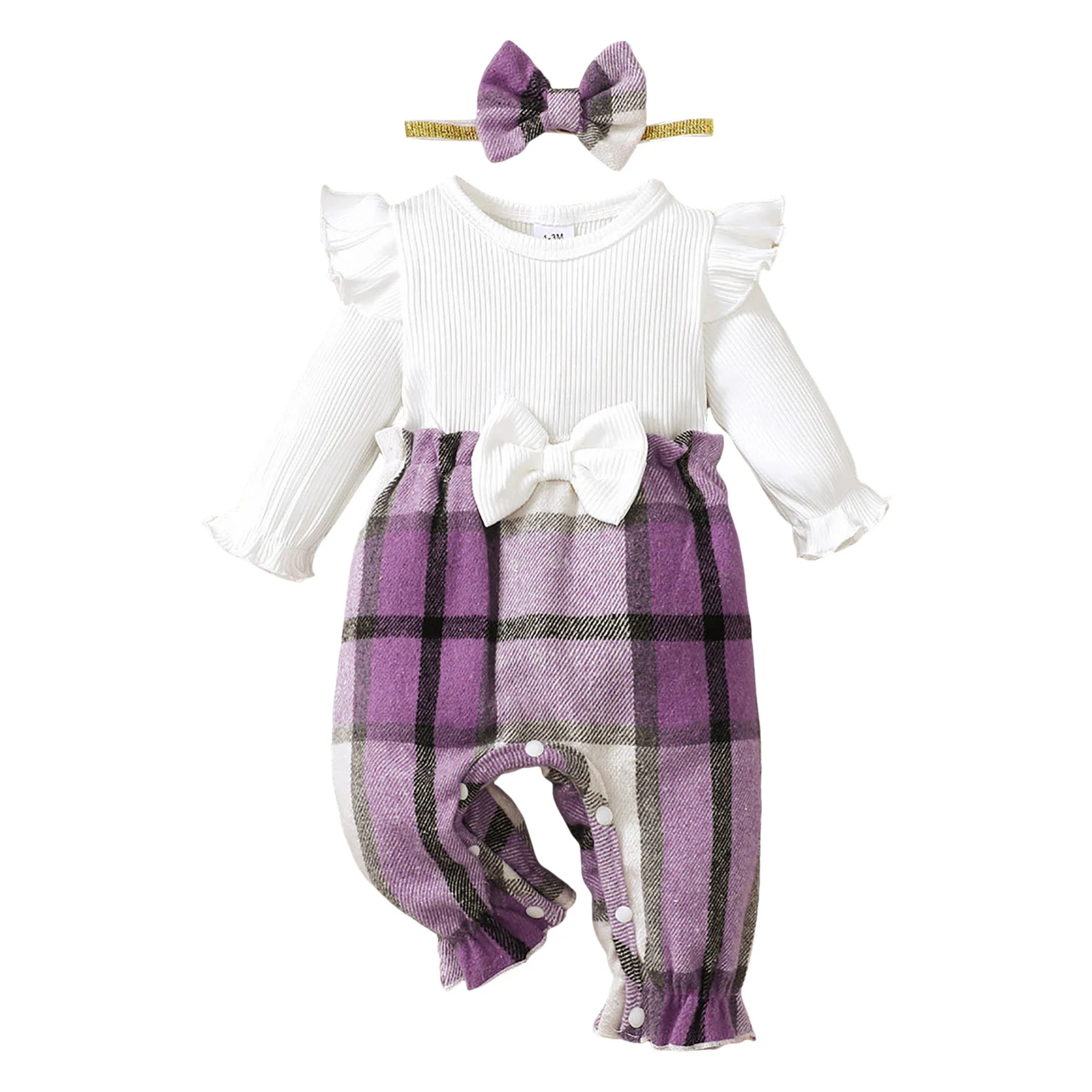 

Нейтральная детская одежда для новорожденных, одежда для маленьких девочек, осенне-зимний клетчатый комбинезон с длинными рукавами, бирюзовый наряд для маленьких мальчиков