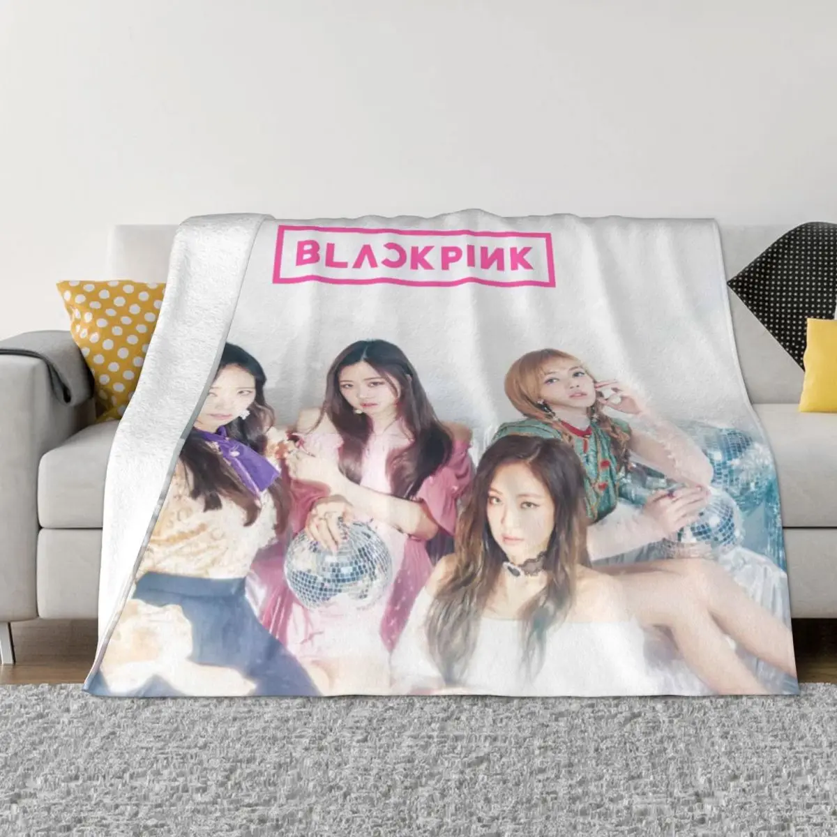 Kpop 1753 담요, 커플 담요, 얇은 패딩 담요