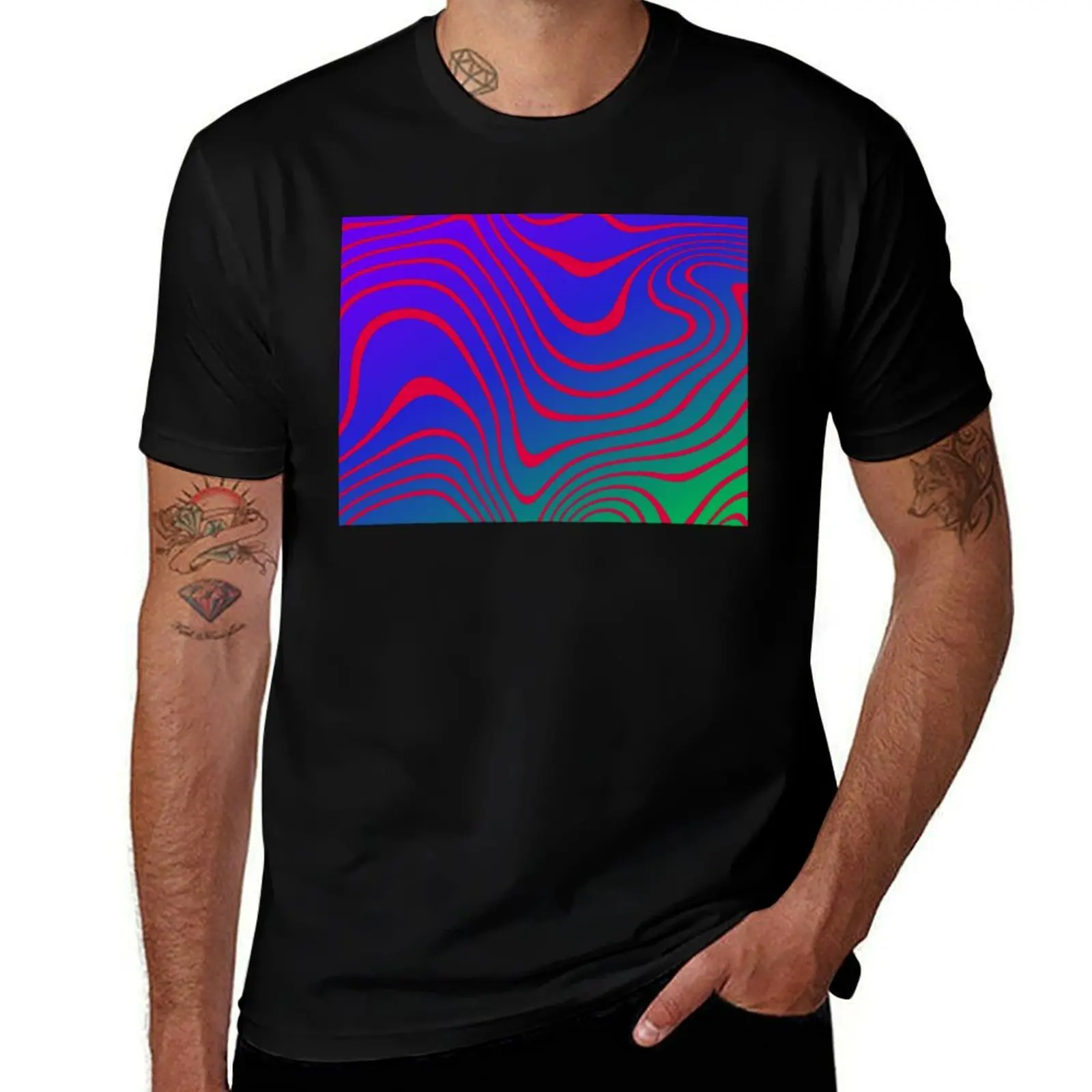 

Damascus Camo MW T-Shirt luxury designer shirts graphic customizeds men workout shirt