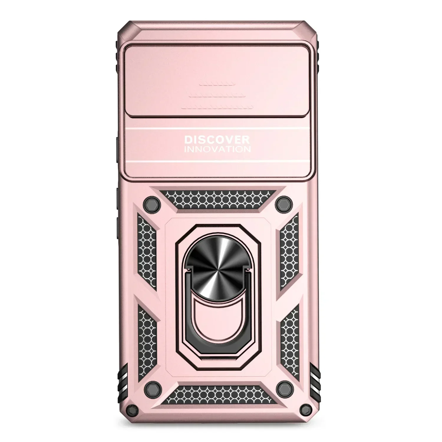 Shockproof Hybrid Dual Layer Magnetic Metal Ring stand Case For Google Pixel 9 8 7 Pro 6 6A 7A Slide Camera Lens Protetion Cover