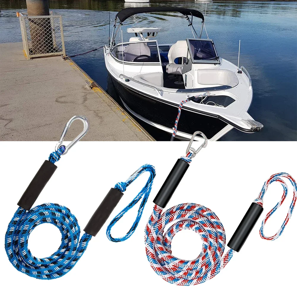 1.2m Dock Lines Elastic Marine Rope Bungee Cords Shock Ties for Kayak Watercraft Jet Ski Pontoon Canoe Power Boat Accessories