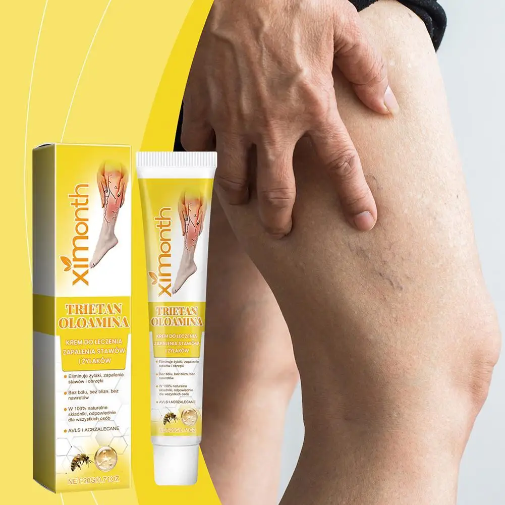 Bee Varicose Vein Cream Bee Professional Treatment Gel Bee Cream New Zealand Bee 20g For Legs Hands Arms Feet Health Care