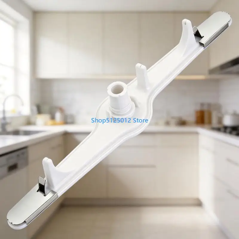 G8TC 154568001 Dishwasher Lower Wash Arm Replacement, Plastic and Metal Rotating Part with Round Center Connection Port and