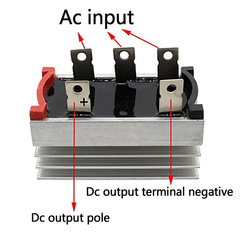 50A1200V Rectifier Single Phase 35A Brushless Generator Heat Sink Diode Bridge Group-B2