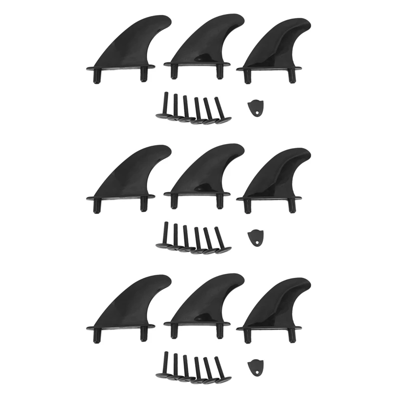 

3X Surfboard Fin Kits Soft Top Surfboard Fins Foam Surf Boards Accessories For Surfing Enthusiasts