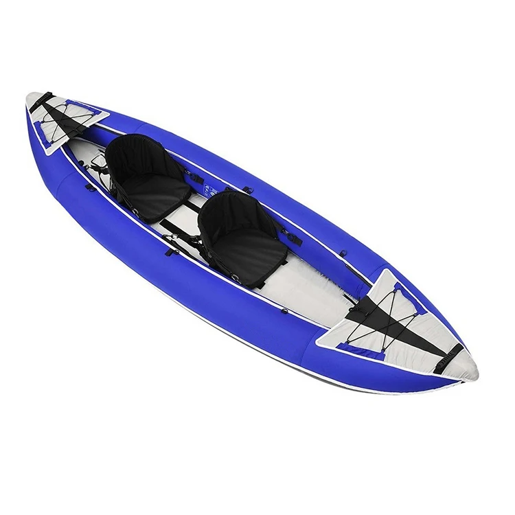 High Recommended Hull PVC Bladder Two Persons New Inflatable Fishing Canoe Kayak With Seat For Sales