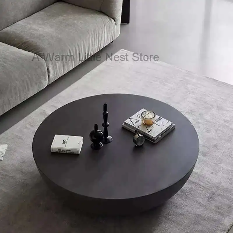 

Round Organizer Coffee Modern Organizer Books Kitchen Nordic Bedroom Side Table Simple Dinner Mesa Auxiliar Patio Furniture