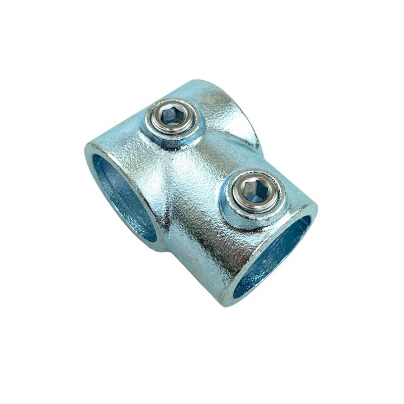 Imagem -02 - Conectores para Tubos Aço Galvanizado Tubos Redondos Tubos Ferro Juntas para Tubos de Água Acessórios Prateleiras Cabides Fixações 20 mm