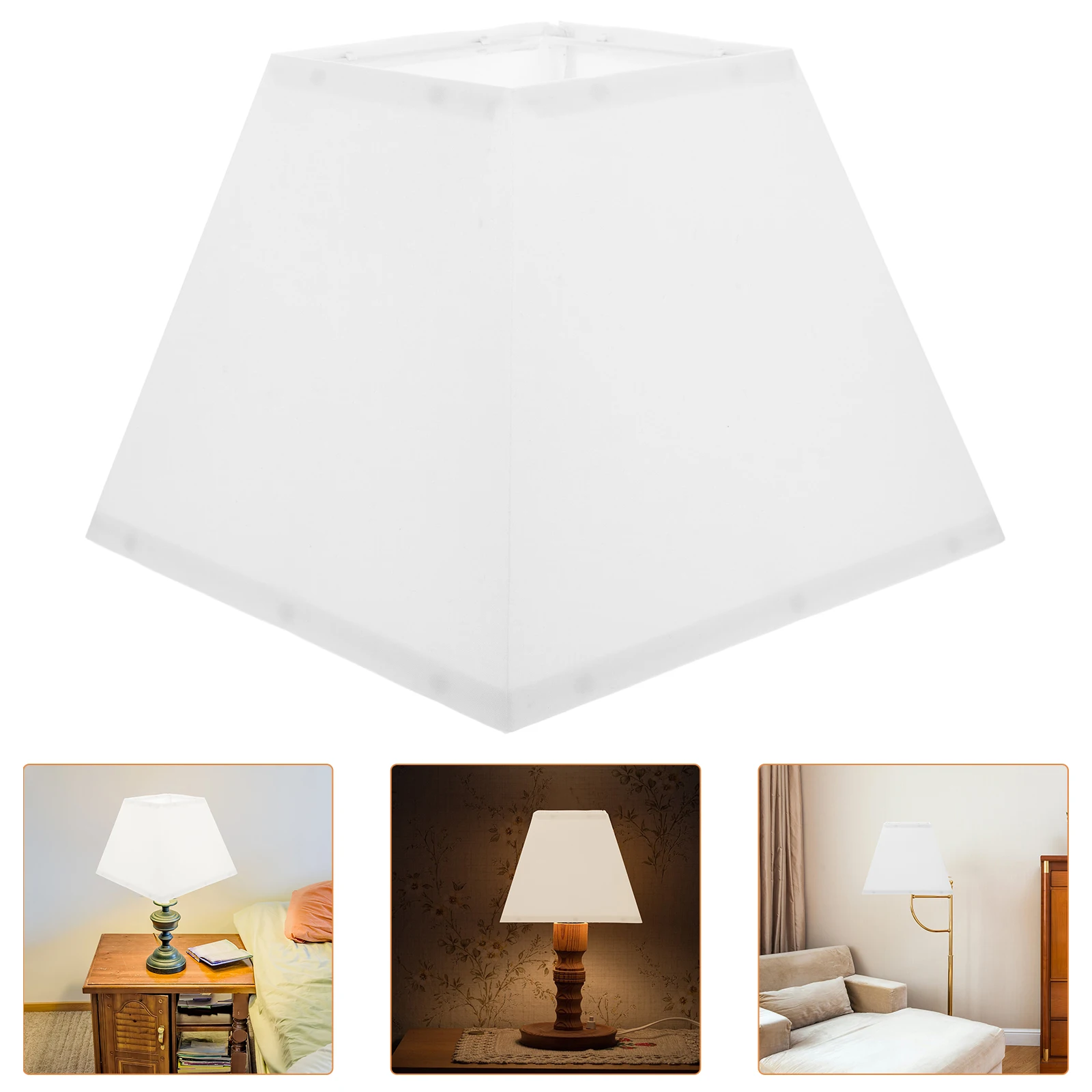 

Fabric Lampshade Craft Floor Standing Diamond Iron Barrel Shades for Aluset Drum