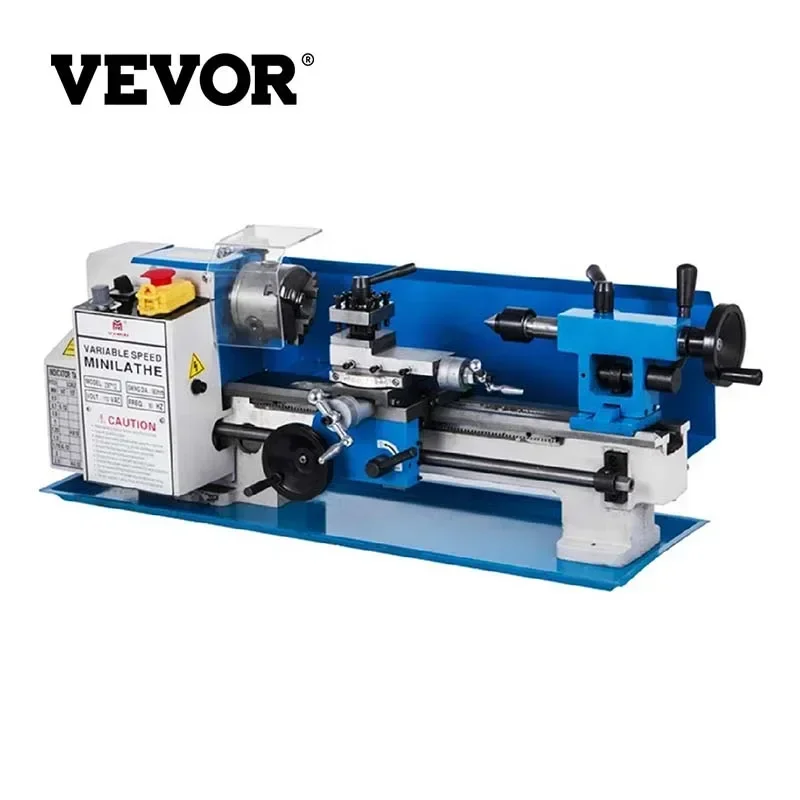 VEVOR 0618 550W  Household DIY Small Stainless Steel Lathe Metal Processing Lathe Mini Lathe Machine Benchtop Metal Tool