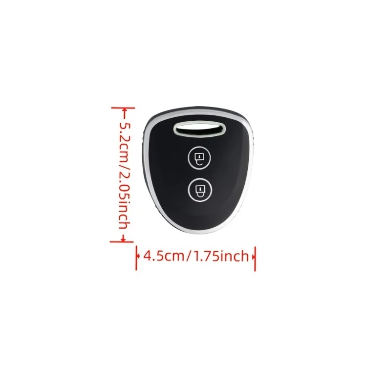 Key Fob Cover Keyring Keychain Lanyard For TOYOTA Grand New Avanza Daihatsu Xenia PERODUA Alza Myvi Axia Perodua 2 Buttons