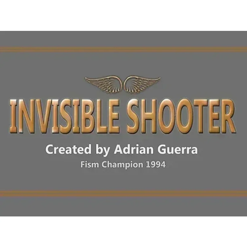 Quique Marduk Presents Invisible Shooter Stage Magic Tricks Illusions Gimmicks Mentalism Magic Props  Magica Profissional