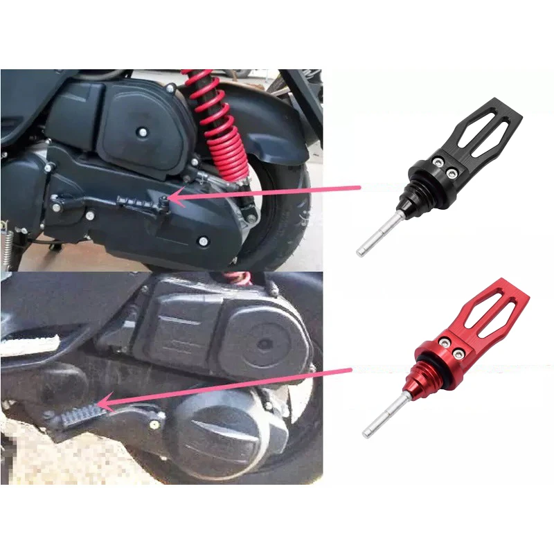 universal modified motorcycle screw cover oil cover aluminum alloy measuring ruler chassis Oil Level Checker Maintenance Tool