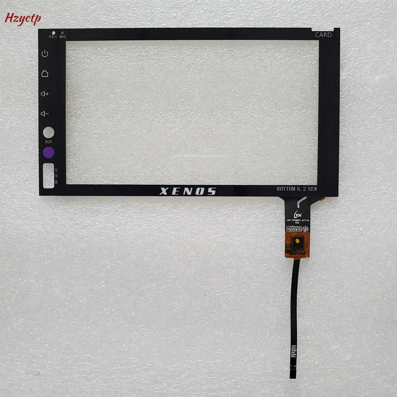 6.2 Inch P/N LXH-TPC0037-677-V5  New 167x93mm For Xenos 2din Car GPS Navigation Radio Resistive Touch Screen Sensor GT615