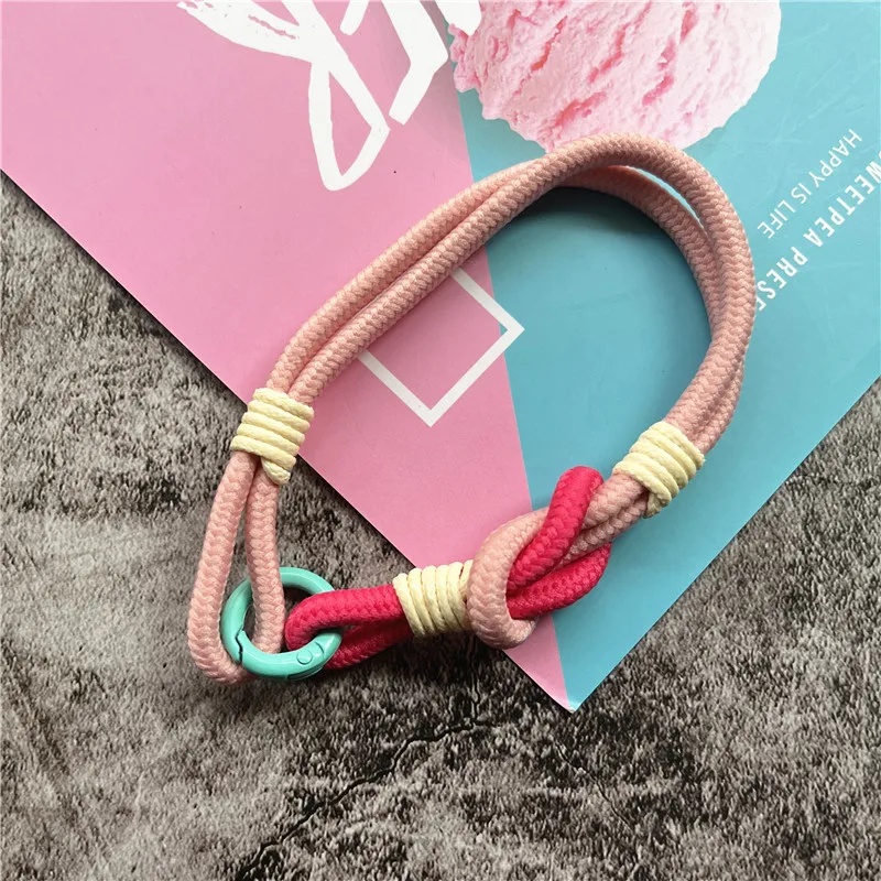 Keychain Cotton Thread Lanyard Color Key Chain