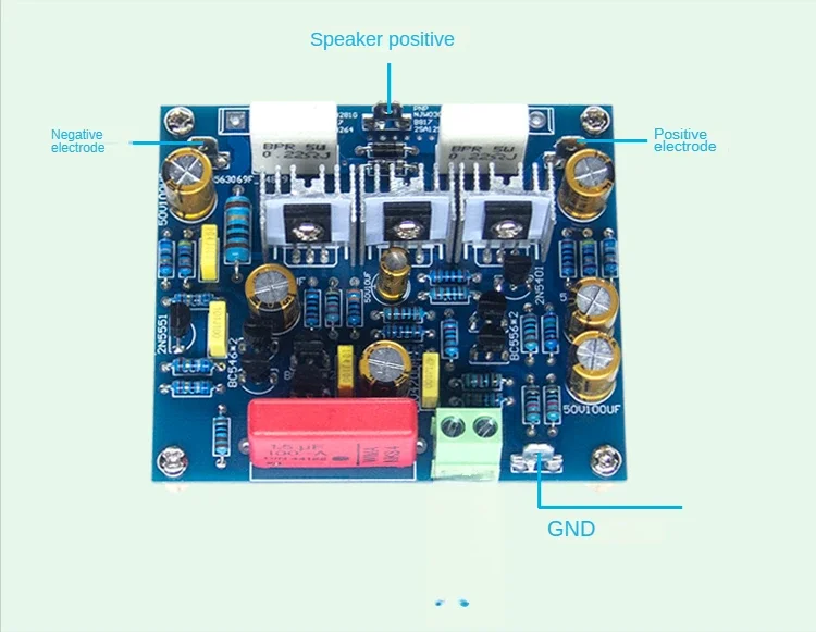 Nvarcher MX50 SE SANKEN 2SC3264 A1295 Audio Power Amplifier 2.0 Channels 100W  8ohm Amplificador