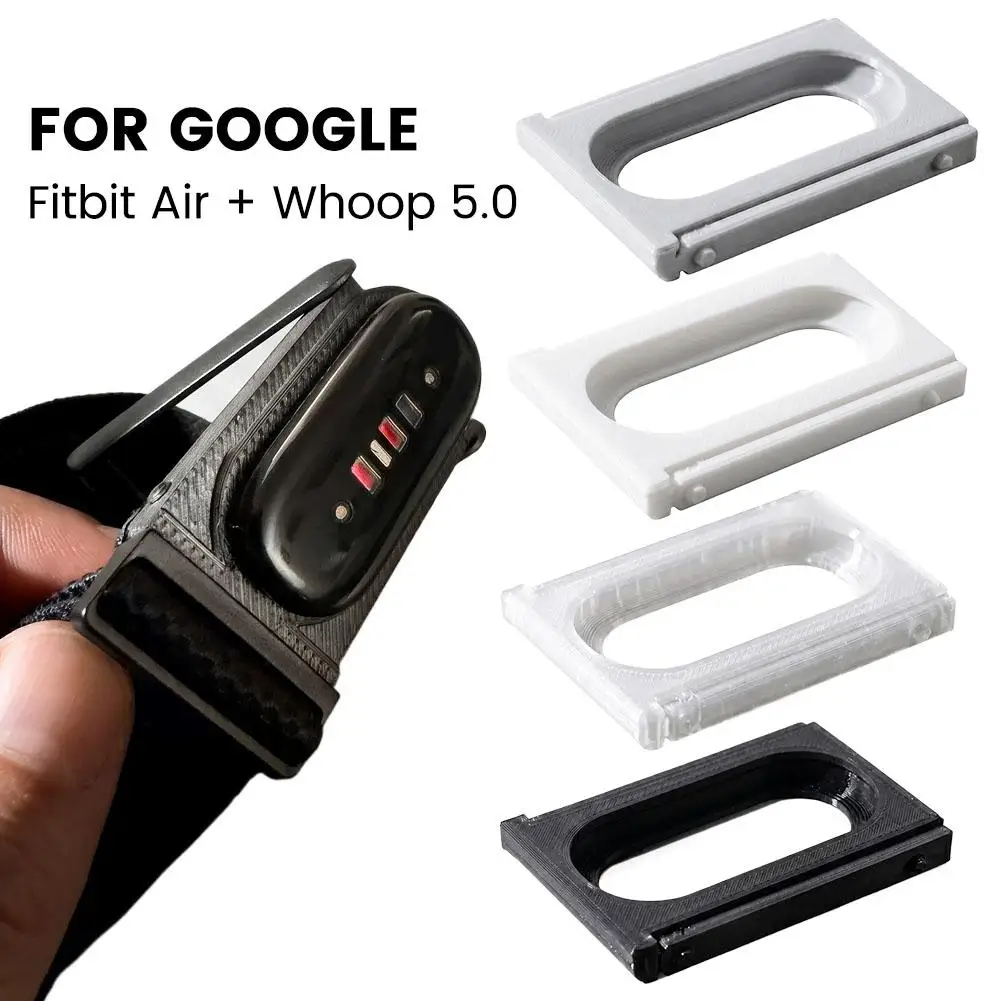 For Google Fitbit Air Lug Adapter Case Watch Band Strap Durable Protective Case Wristband Adapter Battery Case Rubber Pad
