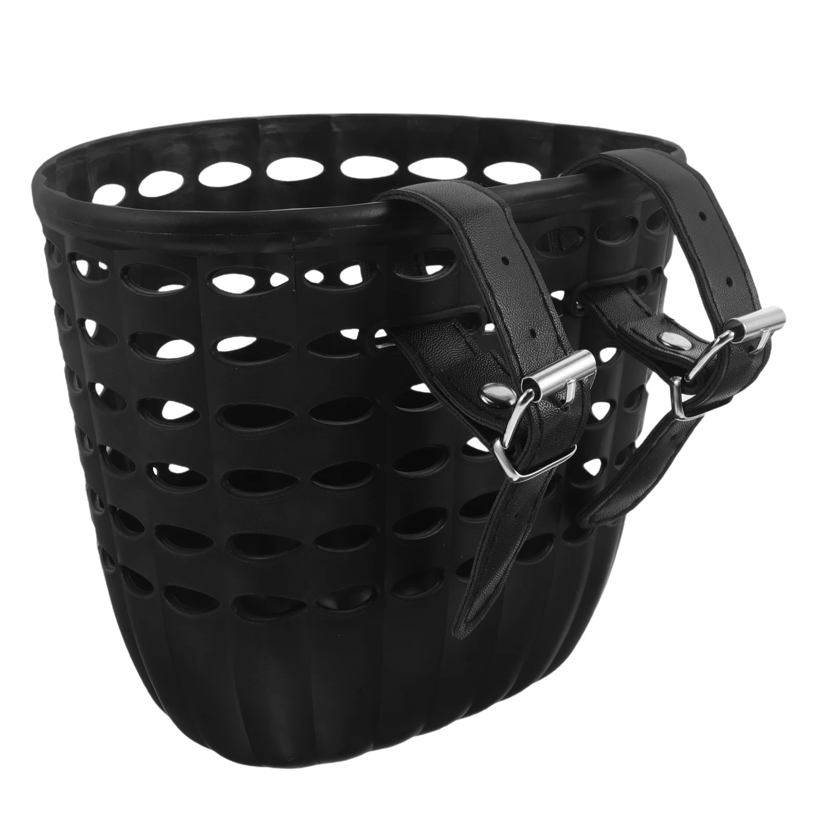 

Front Handlebar Bike Basket For Kids Durable Spacious Storage Scooters Tricycles Easy Install Adjustable Straps Boys Girls