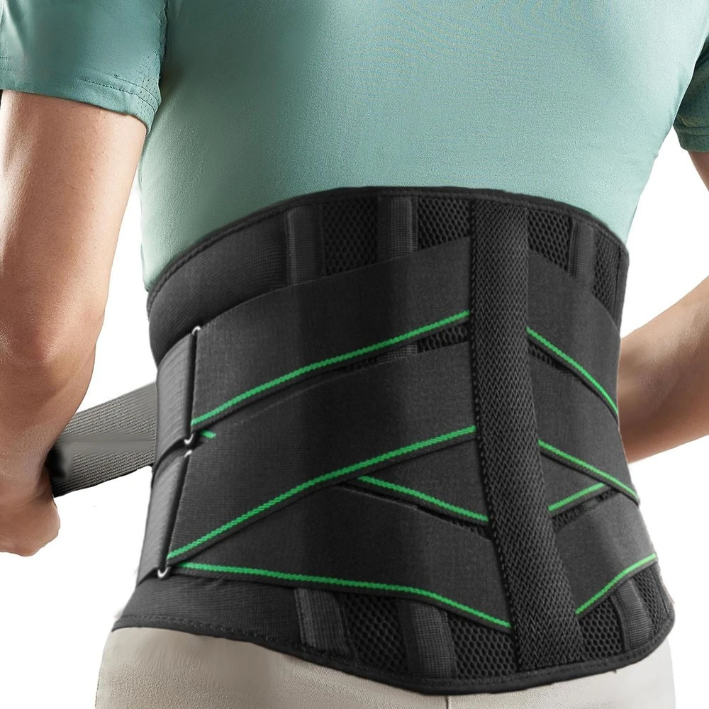 1Pcs Back Braces for Lower Back Pain Relief with 5 Stays,Back Support Belt for Men/Women for Work ,Anti-skid Lumbar Support Belt