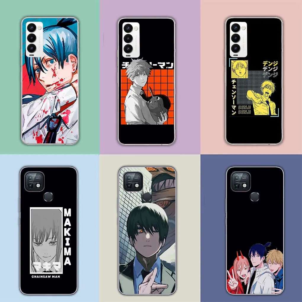 Makima Tatsuki Fujimoto Chainsaw Man Gir Cover for Motorola Moto Edge 40 Pro 30 neo 20 One Fusion G200 E22 E40 E30 E22I Case