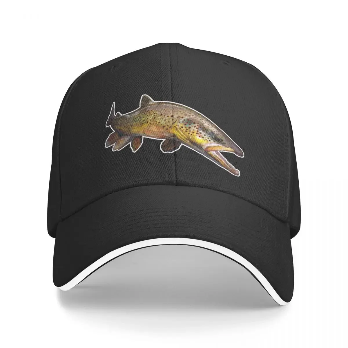 The Wild Brown Trout Baseball Cap Bobble Hat Golf Hat Man Ball Cap Hip Hop Caps Women Men's