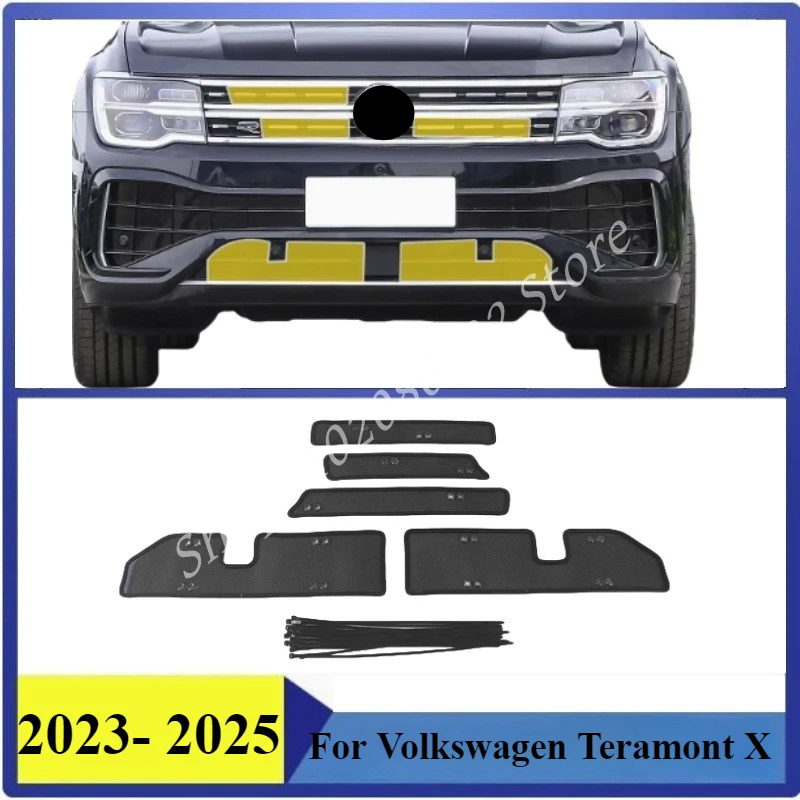 

Insect-proof Air Inlet Protect Cover Airin Insert Net Vent Racing Grill For Volkswagen Teramont X 2023- 2025 Filter