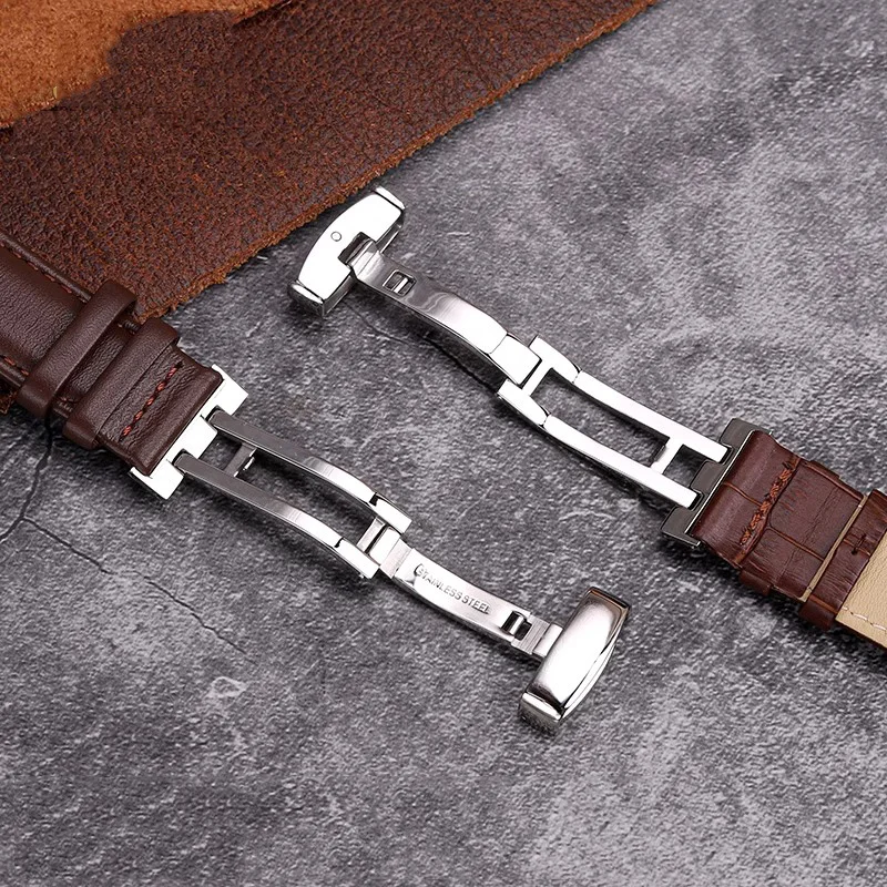 لساعة كاسيو مع الرجال النساء BEM-506 MDV106 Efv-540 جلد البقر معصمه EFR-303 EQB-501 أبو سيف سوار إكسسوارات 20 22 مللي متر