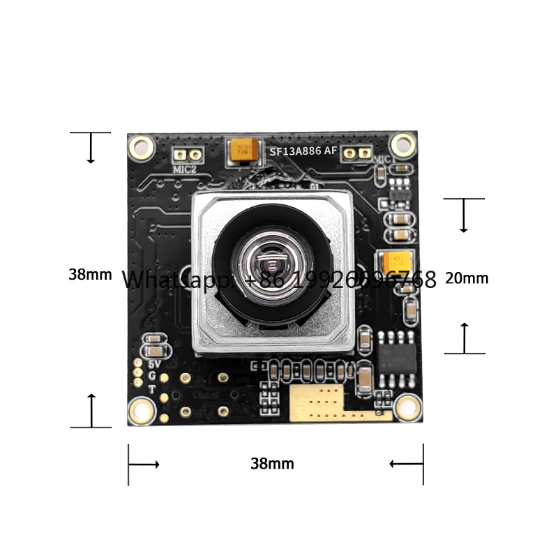 Exmor RS IMX577 CMOS USB3.0 Camera Module 4K 12MP Image Sensor High Speed Camera Module with HDR for AGV Navigation Drone Robot
