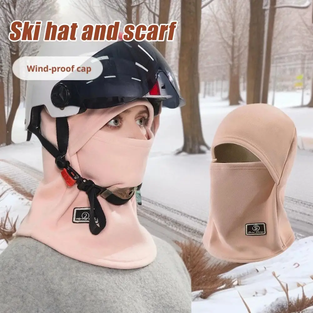 

Women And men Winter Warm Hat Inteated Ski Warmer Inner Vehicle Bicycle Cold Anti-Wind Resistant Riding Cover Helmet R6R0